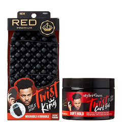 Red By Kiss STG01M Twist King Brush & Curl Gel Value Set
