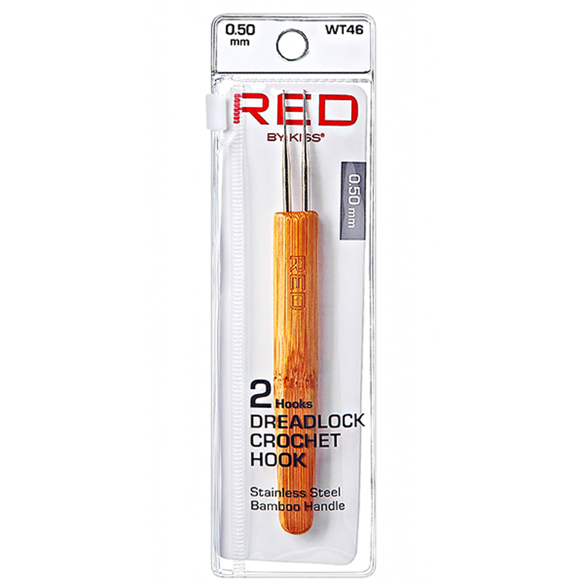 Red by Kiss WT46 Dreadlock Crochet Hook - 2 Hook