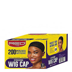Red by Kiss HVP03 Stocking Wig Cap - 200pc Black