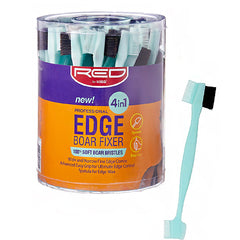 Red by Kiss BSH29 4in1 Brush with Fine Edge Combs & Spatula Bucket(48ea) #BSH29BXSET01