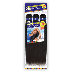 Sensationnel Synthetic Braid - 3X RUWA PRE STRETCHED BRAID 18