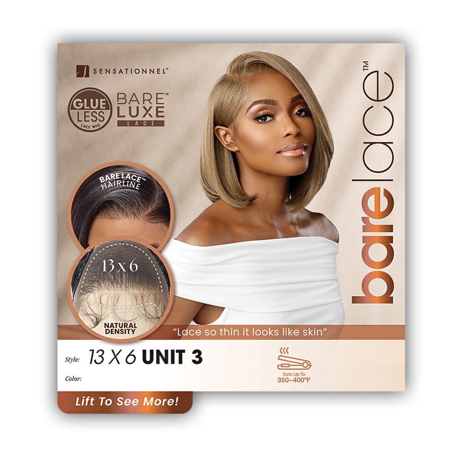 Sensationnel Barelace 13x6 Glueless BARELUXE Lace Wig 13X6 UNIT 3