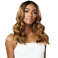 Sensationnel Human Hair Blend Butta HD Lace Front Wig - BEACH WAVE 20