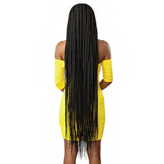 Sensationnel Cloud 9 Synthetic Hair 4x4 Lace Parting 100% Hand-Braided HD Swiss Lace Wig - BOX BRAID X-LARGE 50