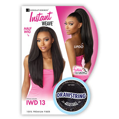 Sensationnel Synthetic Half Wig Instant Weave Drawstring Cap - IWD 13