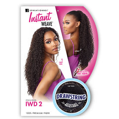 Sensationnel Synthetic Half Wig Instant Weave Drawstring  Cap - IWD 2
