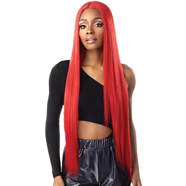 Sensationnel Shear Muse Red Krush Synthetic Hair Empress HD Lace Front Wig - SALISHA