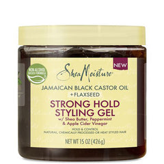 Shea Moisture Jamaican Black Castor Oil + Flaxseed Strong Hold Styling Gel 15oz