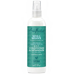 Shea Moisture Wig & Weave Tea Tree & Borage Seed Oil 2-in-1 Conditioner & Detangler 8oz