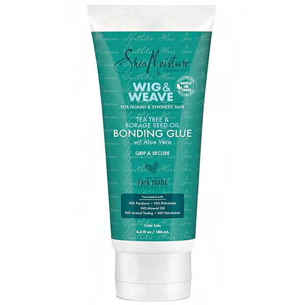 Shea Moisture Wig & Weave Tea Tree & Borage Seed Oil Bonding Glue 6.3oz