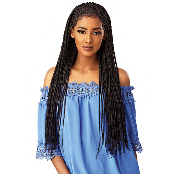 Sensationnel Cloud 9 Synthetic Hair 13x5 Lace Parting Swiss Lace Wig - SIDE PART CORNROW