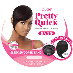 Outre Synthetic Pretty Quick Bang - SLEEK SWOOPED BANG