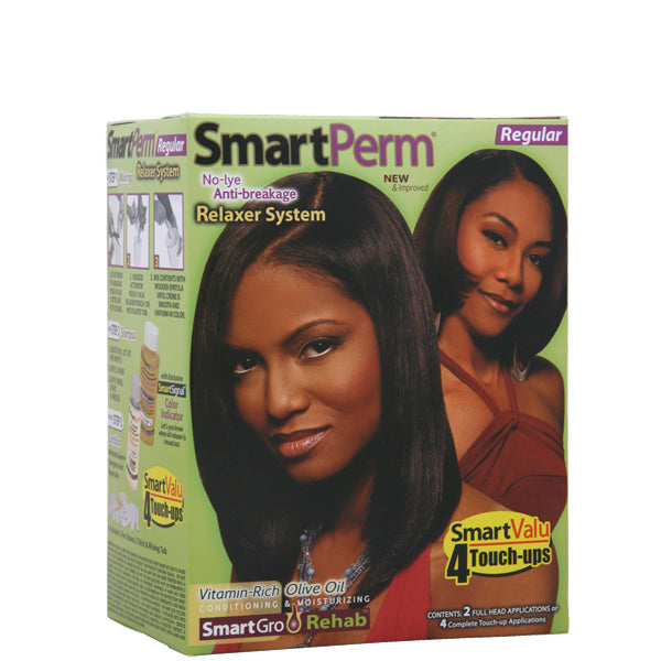 Smart Perm Anti-Breakage No-Lye New Growth Relaxer - Regular 4app