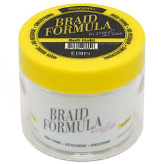 Ebin New York Braid Formula by 24 Hour Edge Tamer Soft Hold 3.53oz