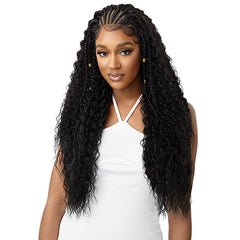 Outre Pre-Braided Synthetic HD Lace Wig - STITCH BRAID RIPPLE WAVE 30 (13x4 lace frontal)