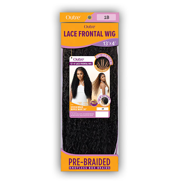 Outre Pre-Braided HD Lace Wig - STITCH BRAID RIPPLE WAVE 30 :: WigTypes.com