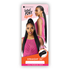 Sensationnel Synthetic Ponytail Instant Pony Wrap - STRAIGHT 30