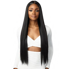 Sensationnel Human Hair Blend Butta HD Lace Front Wig - STRAIGHT 32