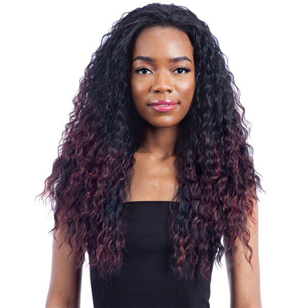 FreeTress Equal Summer Girl Synthetic Half Wig - Long Wavy Drawstring Full Cap Wig