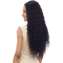 Naked 100% Brazilian WET & WAVY Natural Hair Lace Deep Part Wig - DEEP WAVE 30