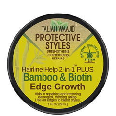 Taliah Waajid Protective Styles Hairline Help 2-in-1 Plus Bamboo & Biotin Edge Growth 1oz