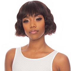 The Wig Black Pink Pure Virgin Remy 100% Human Hair Wig - HHBW.DEEP 8