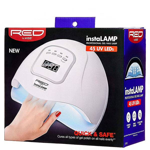 Red by Kiss UV01 InstaLamp Professional LED Gel Nail Lamp