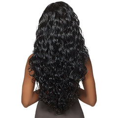 Outre Purple Pack Brazilian Boutique Human Hair Blend Weaving - VIRGIN BODY 4PCS (18\/20\/22 + 4 inch lace closure)